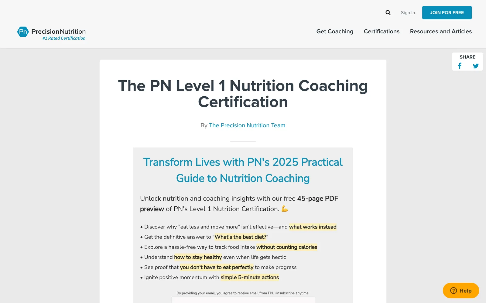 Precision Nutrition